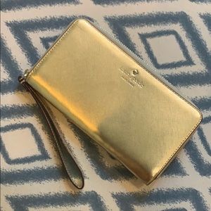 KATE SPADE Gold Wallet